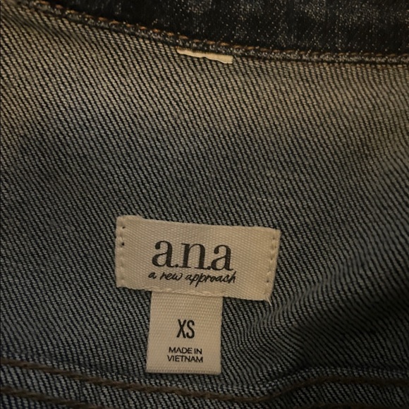 a.n.a Dark Blue Kids Jean Jacket - Picture 2 of 7